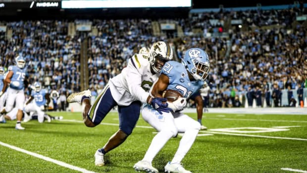 Georgia Tech defensive end Keion White vs North Carolina
